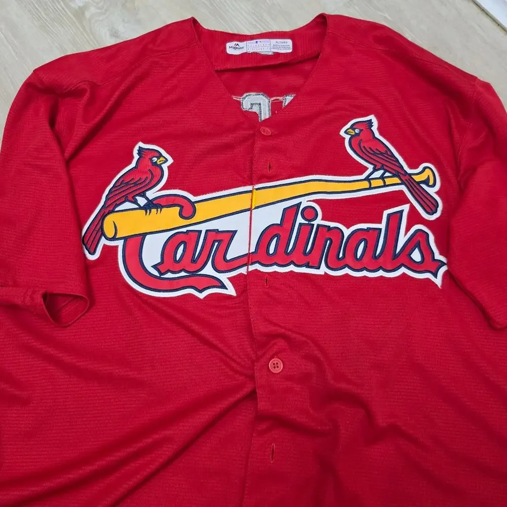 Michael Wacha St. Louis Cardinals Jersey Number 52 Majestic MLB Size XL